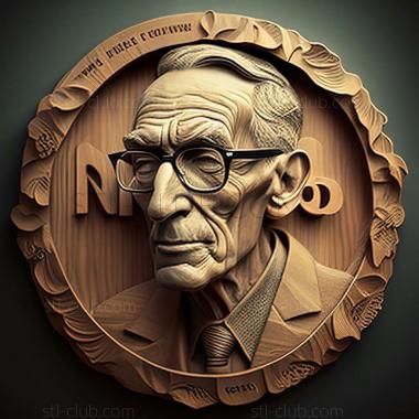 3D model William S Burroughs (STL)